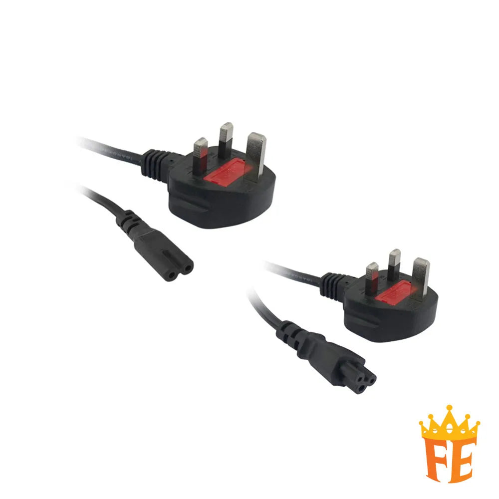 CLiPtec Power Cable 2 Pin / 3 Pin