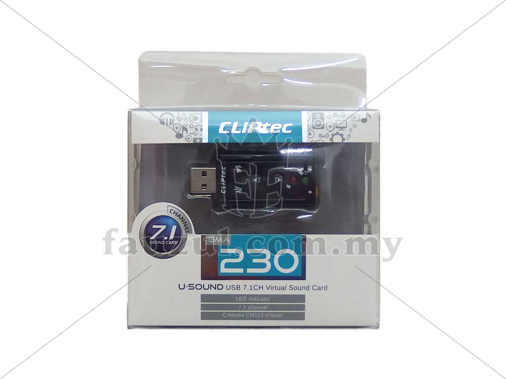 Cliptec Usb Virtual Sound Card Bma230