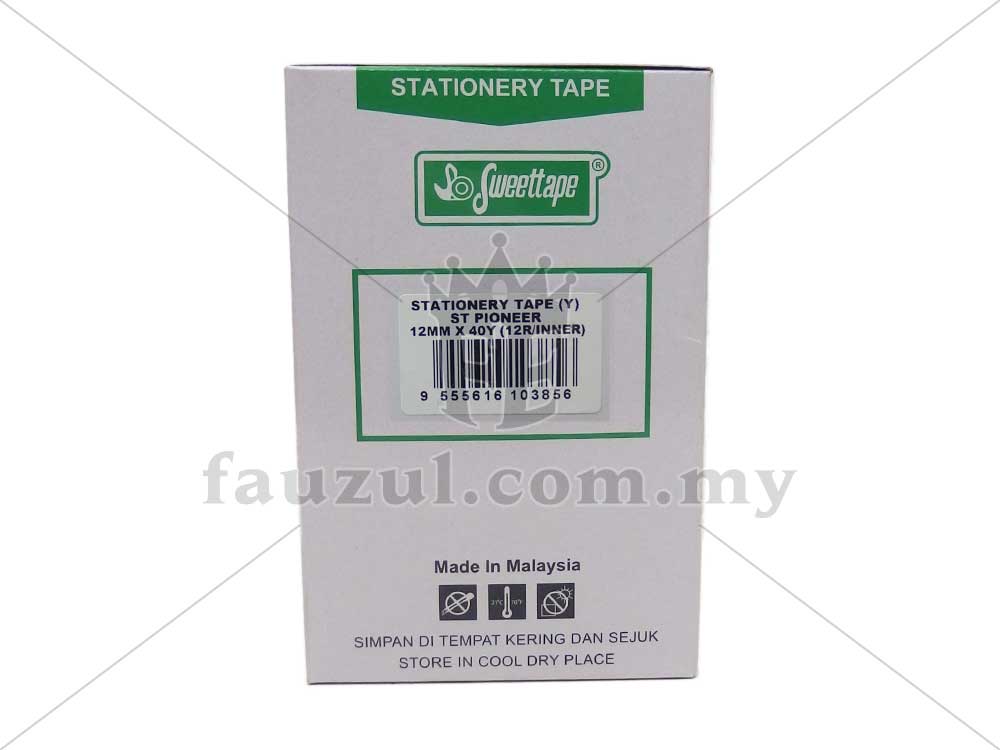 Stationery Tape 12mm X 40y X 12r - 1240