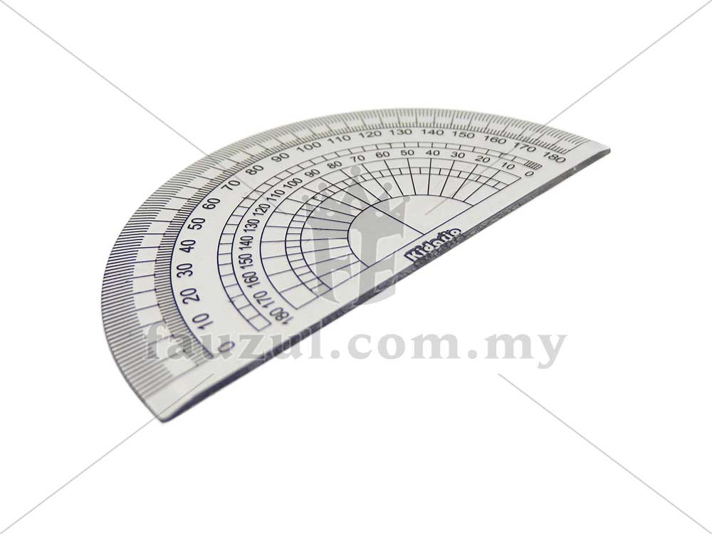 Protractor Ruler 180 Degree 10cm Kpr-3t