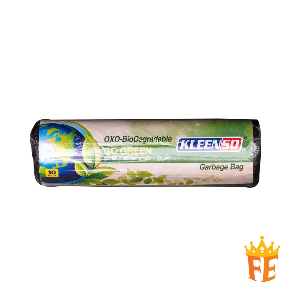 Kleenso M10 Bio-D Garbage Bag M-Size Roll of 10pcs (760mm X 1000mm)/(30" X 39")