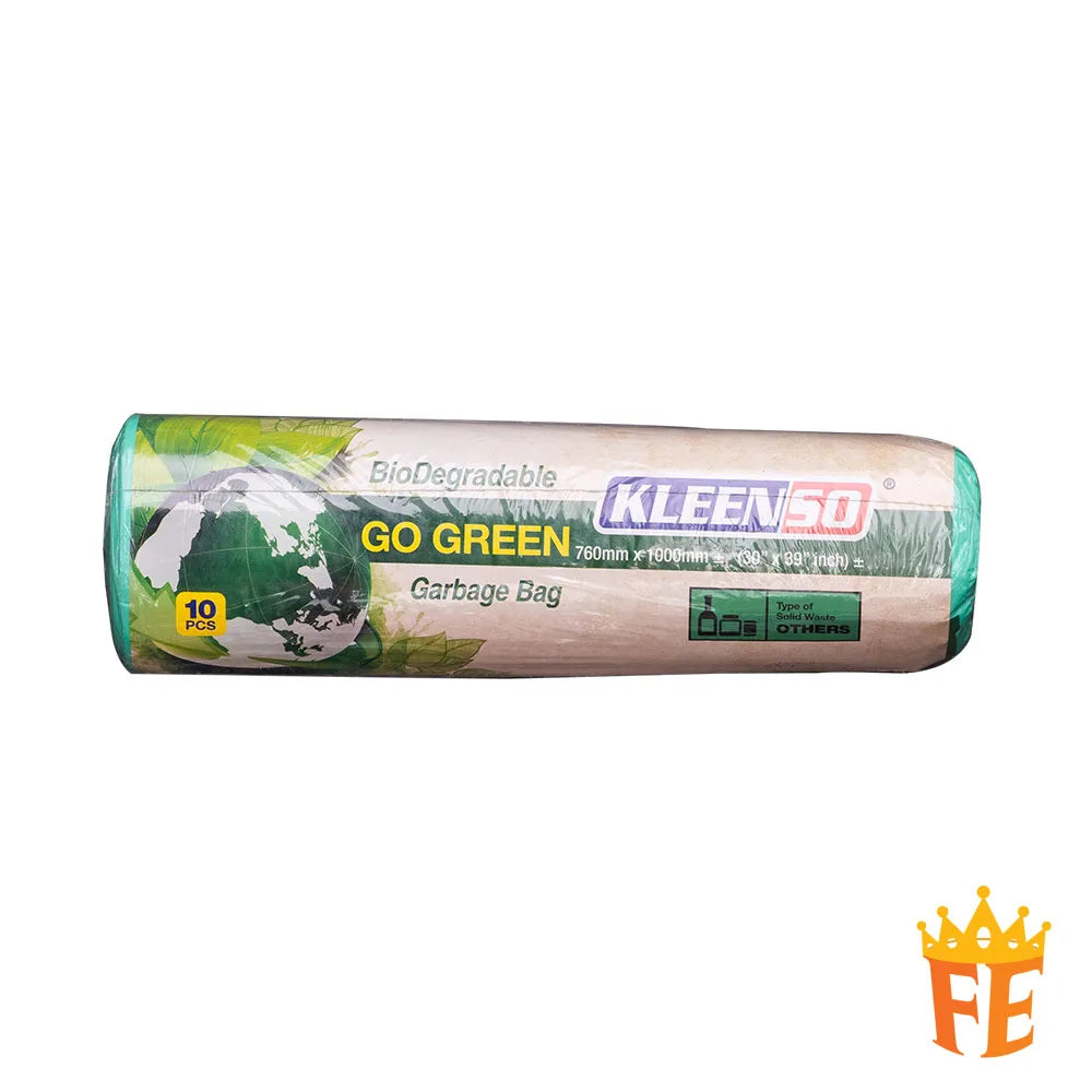 Kleenso M10 Bio-D Garbage Bag M-Size Roll of 10pcs (760mm X 1000mm)/(30" X 39")