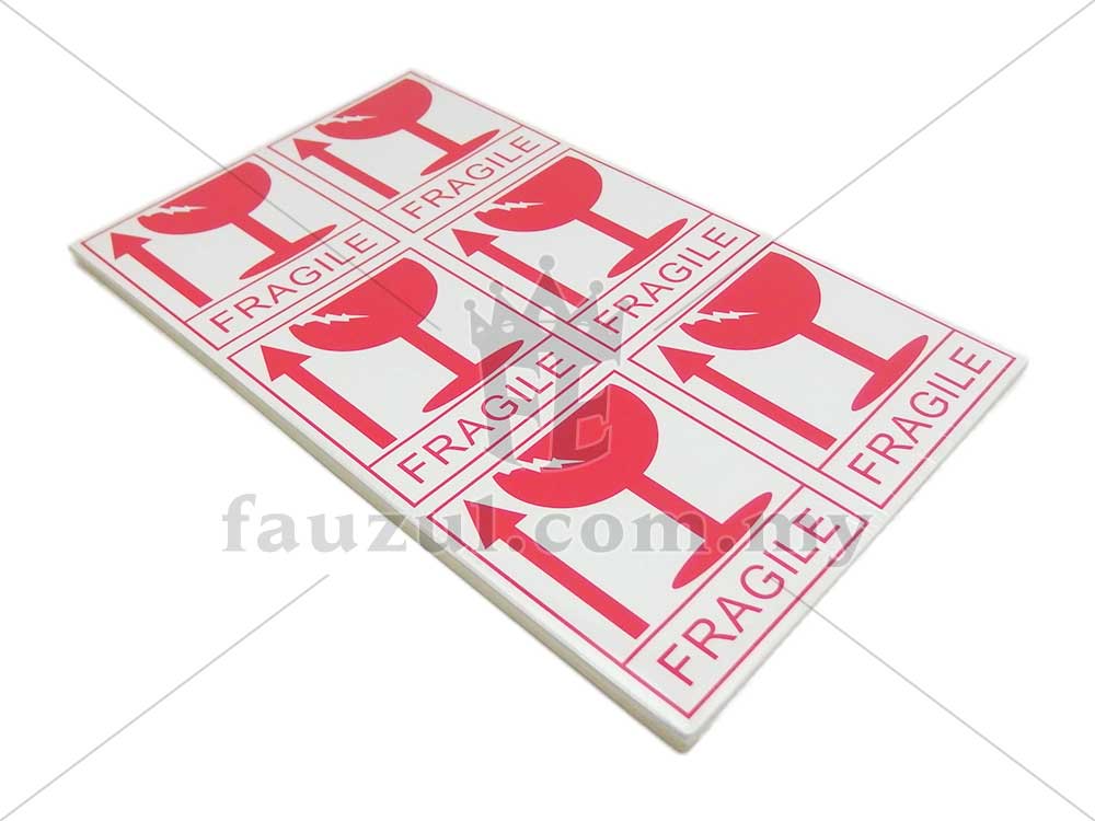 Fragile Sticker 48sheets 288pcs Per Pack