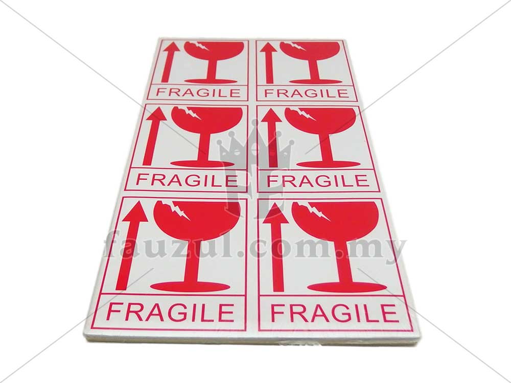 Fragile Sticker 48sheets 288pcs Per Pack