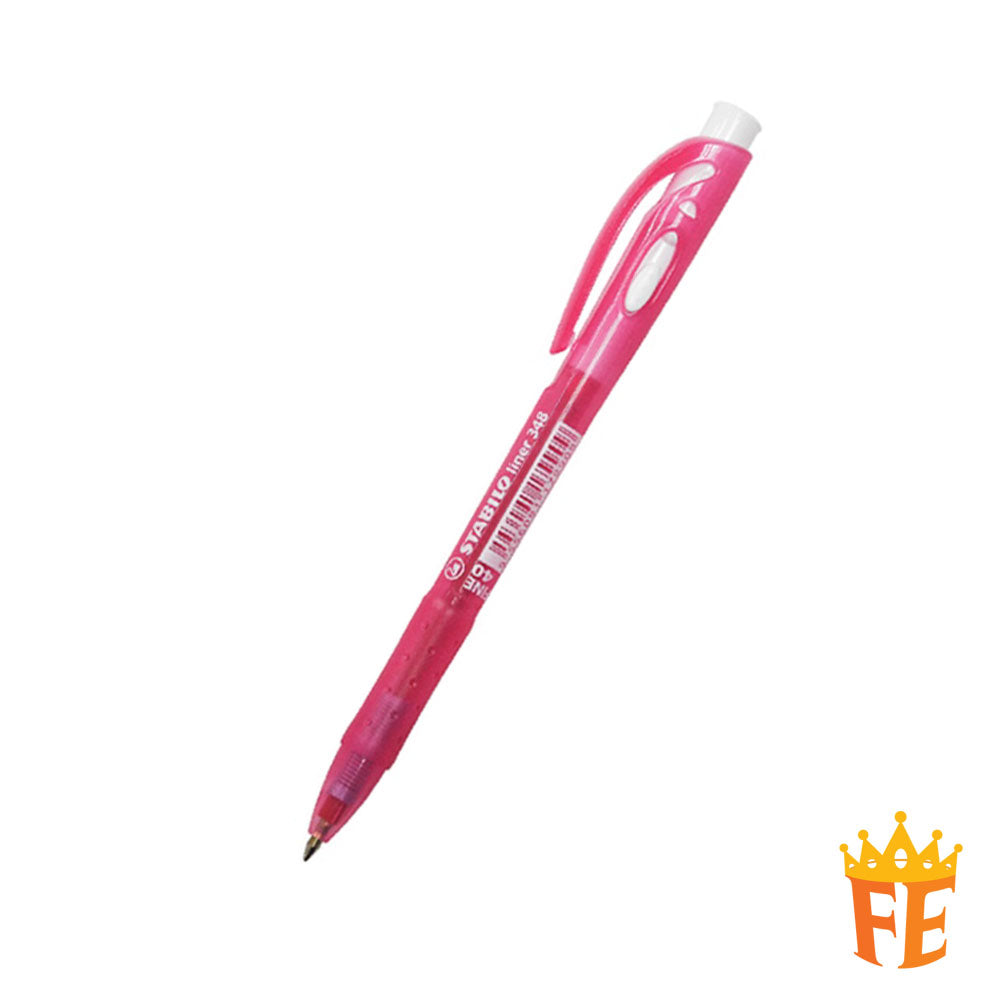 Stabilo Liner 348 Ballpoint Pen Fine All Colours