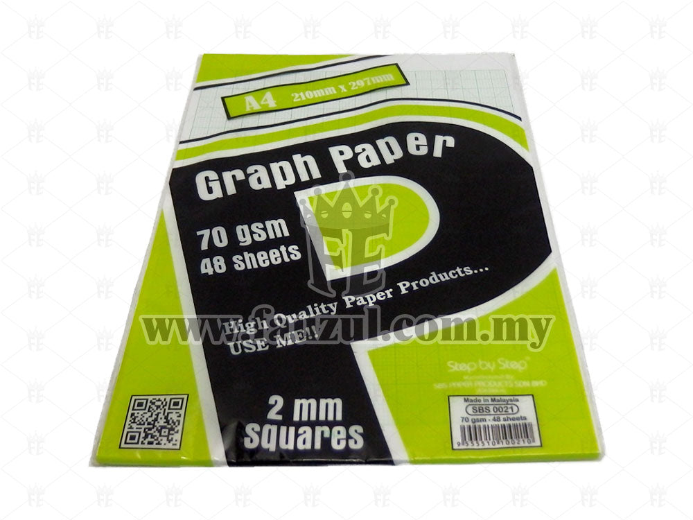 SBS Graph Paper 2mm 70gsm 48s 0021