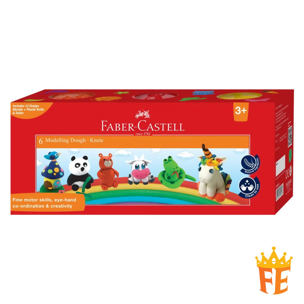 Faber Castell Modeling Dough 4 / 6 Colour