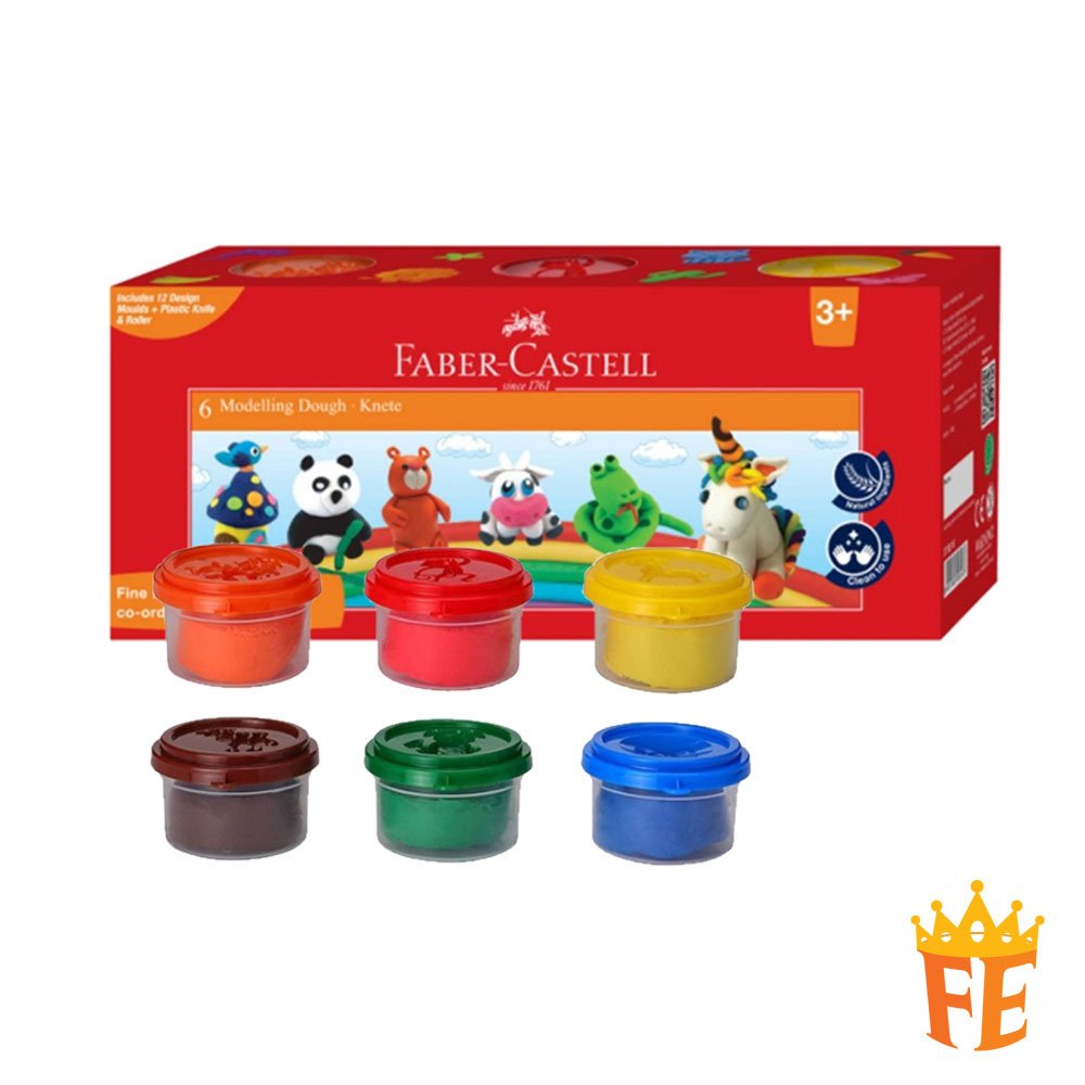 Faber Castell Modeling Dough 4 / 6 Colour