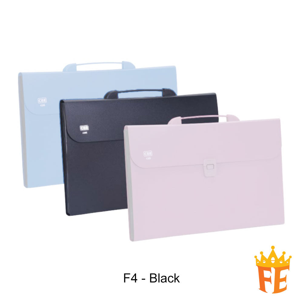 CBE 4305 12 Pockets Expanding File With Handle (F4)