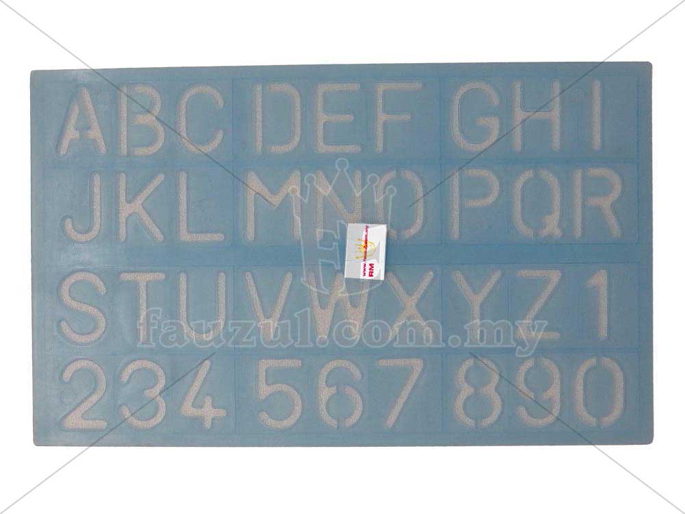 Lettering Stencil All Model & Size