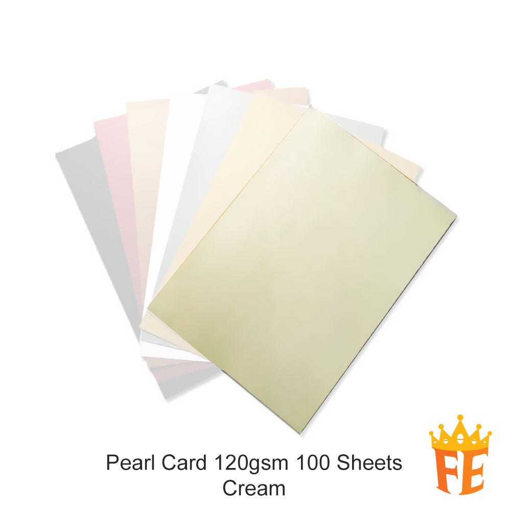 Pearl Card A4 120g / 180gsm / 220g / 250g Multi Colour