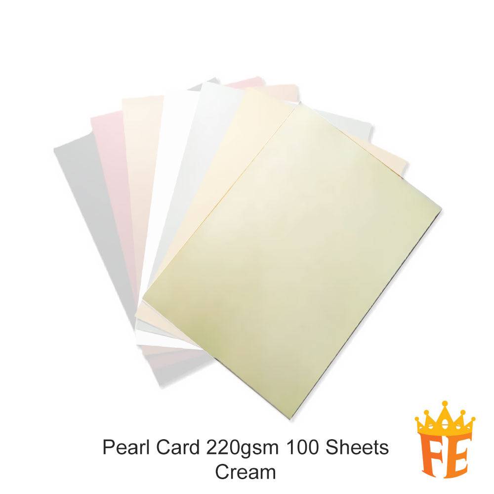 Pearl Card A4 120g / 180gsm / 220g / 250g Multi Colour