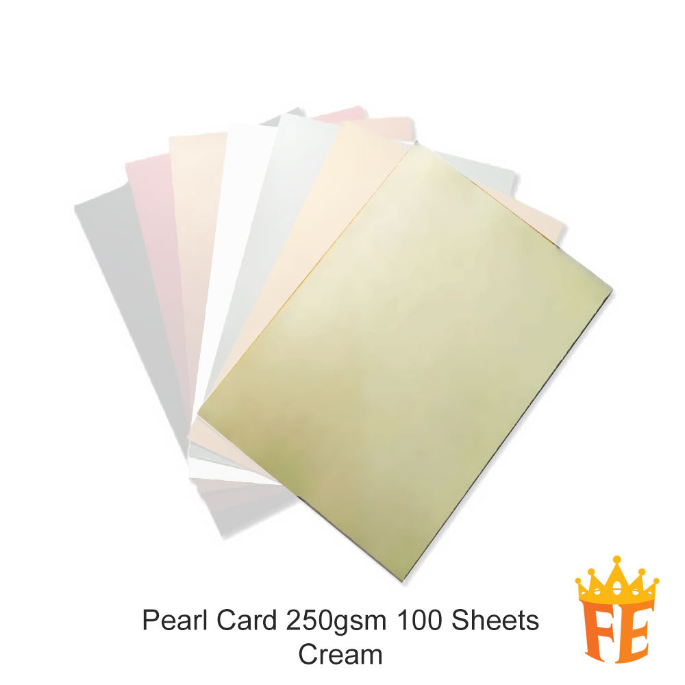 Pearl Card A4 120g / 180gsm / 220g / 250g Multi Colour