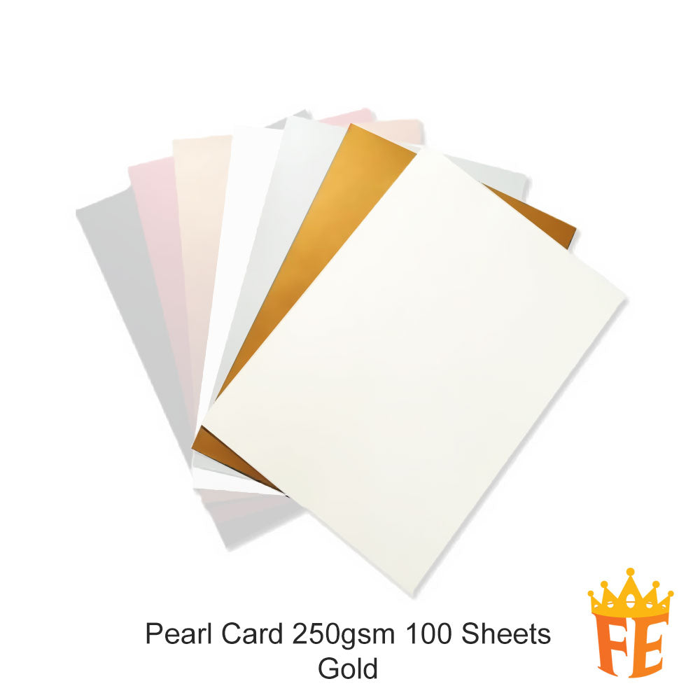 Pearl Card A4 120g / 180gsm / 220g / 250g Multi Colour