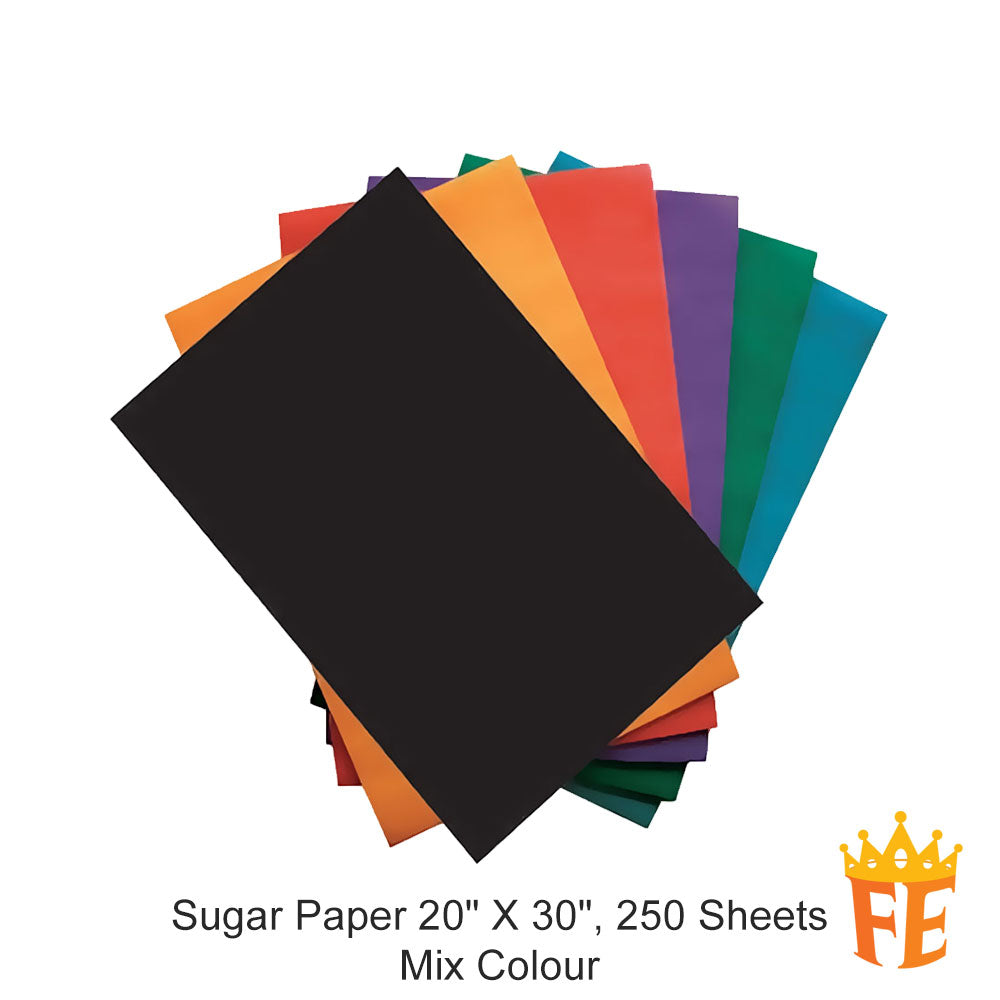 Sugar Paper 20" X 30" 250 Sheets Multi Colour