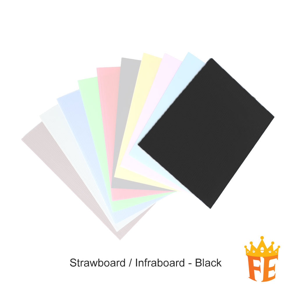 Strawboard / Infraboard / Impraboard / PP Corrugated Board 3mm A4 / A3 / 27" X 30" / 54" X 30" Multi Colour