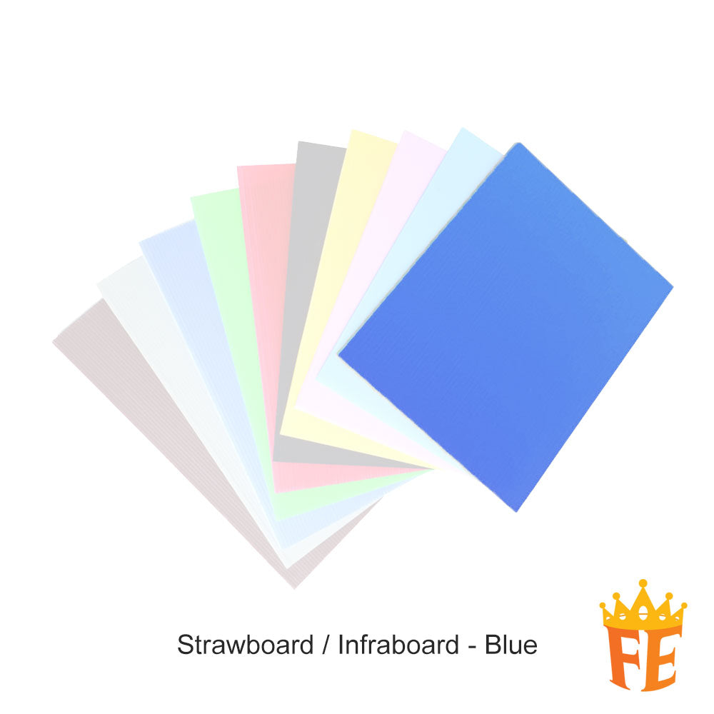 Strawboard / Infraboard / Impraboard / PP Corrugated Board 3mm A4 / A3 / 27" X 30" / 54" X 30" Multi Colour