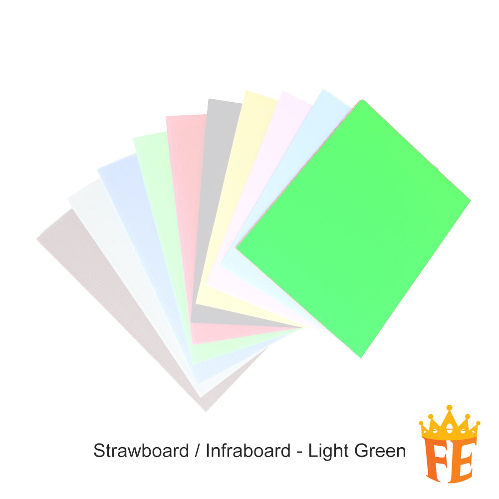 Strawboard / Infraboard / Impraboard / PP Corrugated Board 3mm A4 / A3 / 27" X 30" / 54" X 30" Multi Colour