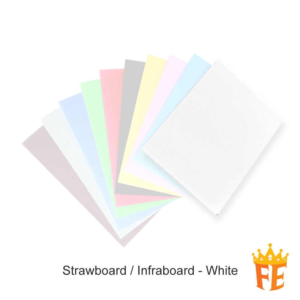 Strawboard / Infraboard / Impraboard / PP Corrugated Board 3mm A4 / A3 / 27" X 30" / 54" X 30" Multi Colour