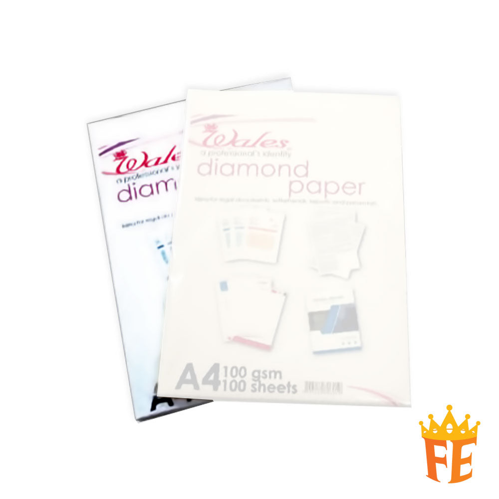 Diamond / Laid Paper 100g A4 100 Sheets
