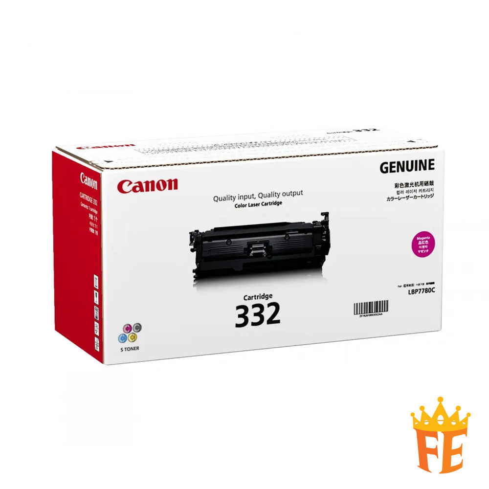 Canon Cart 332 / 332 II Cyan, Magenta, Yellow & Black