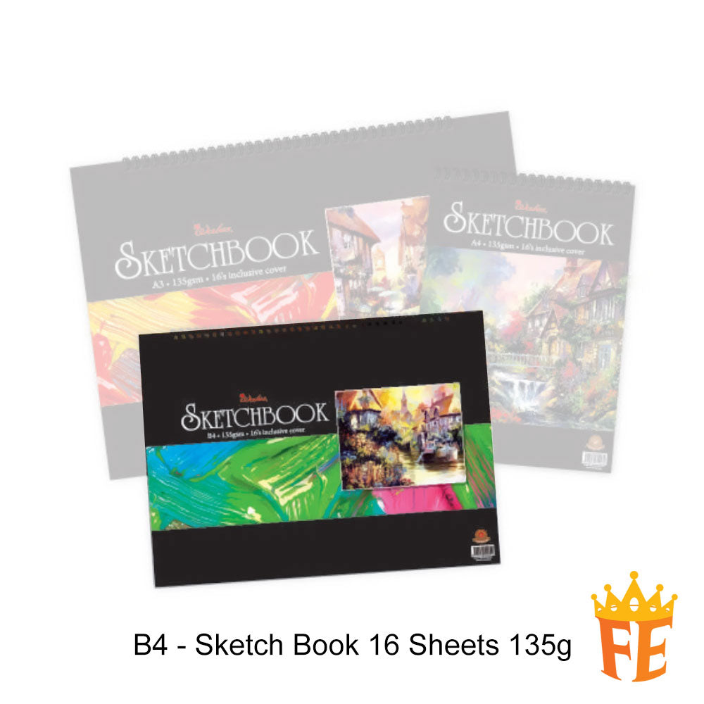 Sketch Book 16 Sheets 135g B5 / B4 / A4 / A3 / A5