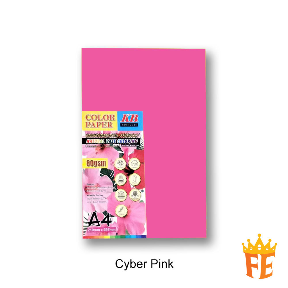 Colour Simili Paper 80gsm A4 Light Colour / Dark Colour / Cyber Colour 50 / 100 Sheets