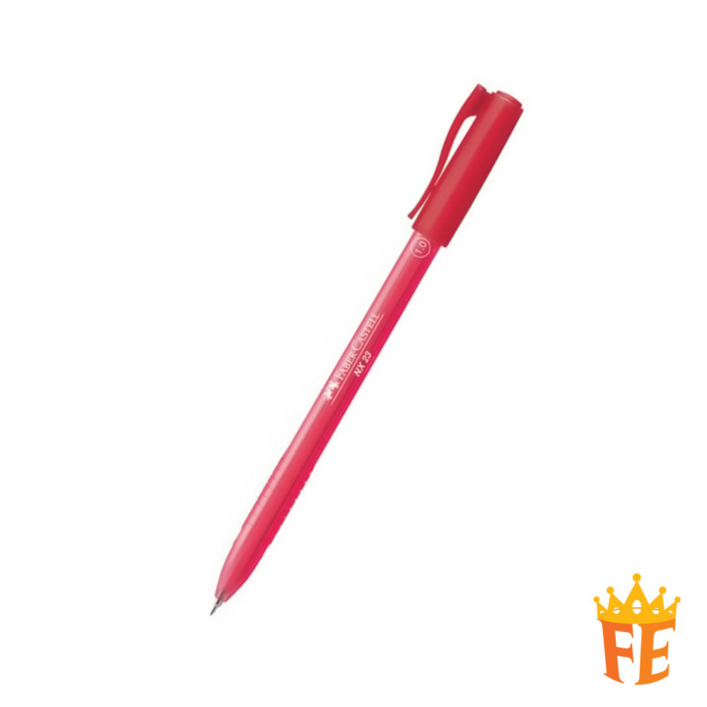 Faber Castell Ball Pen NX 23 0.5mm / 0.7mm / 1.0mm, Black / Blue / Red