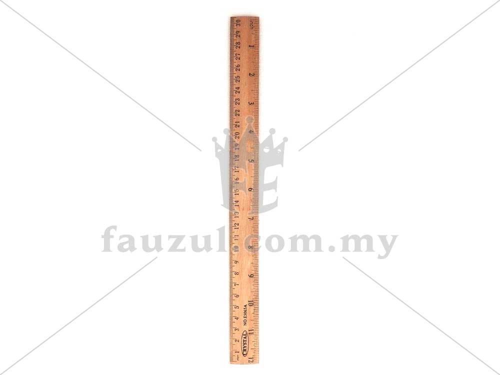 Wooden Ruler 15cm / 30cm / 1 Meter