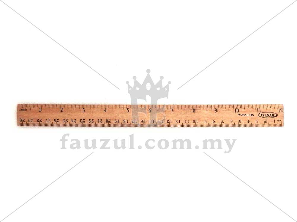 Wooden Ruler 15cm / 30cm / 1 Meter