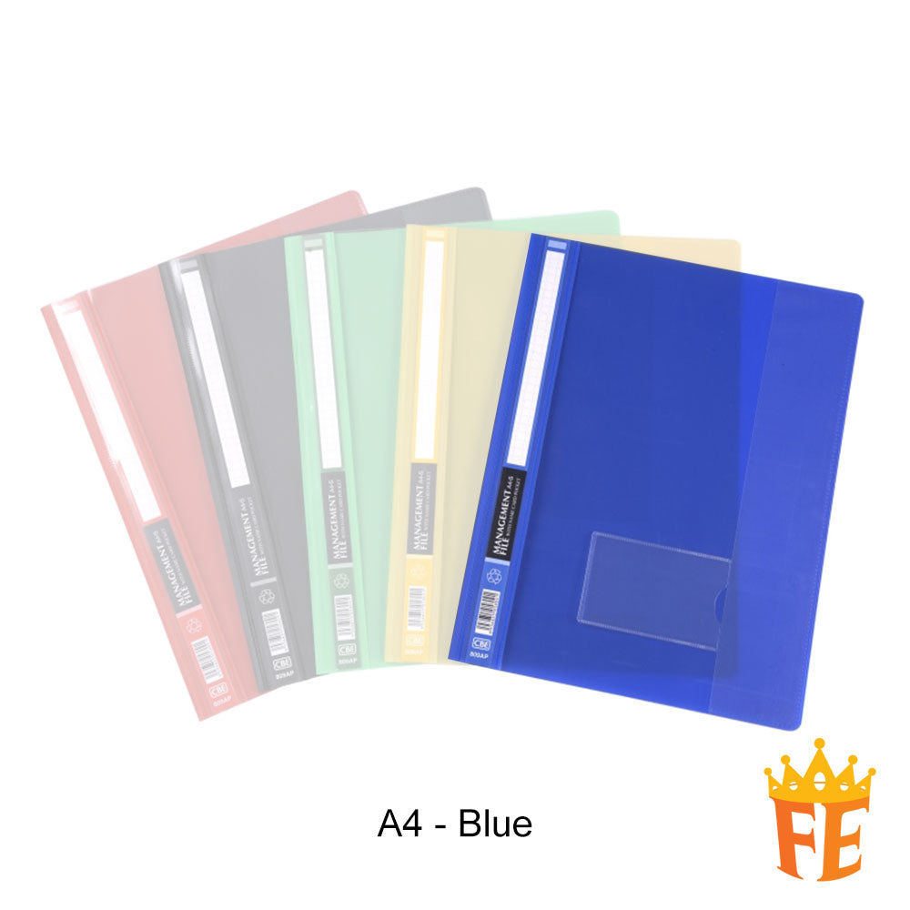 CBE 809AP PP Management File With Pocket (A4)