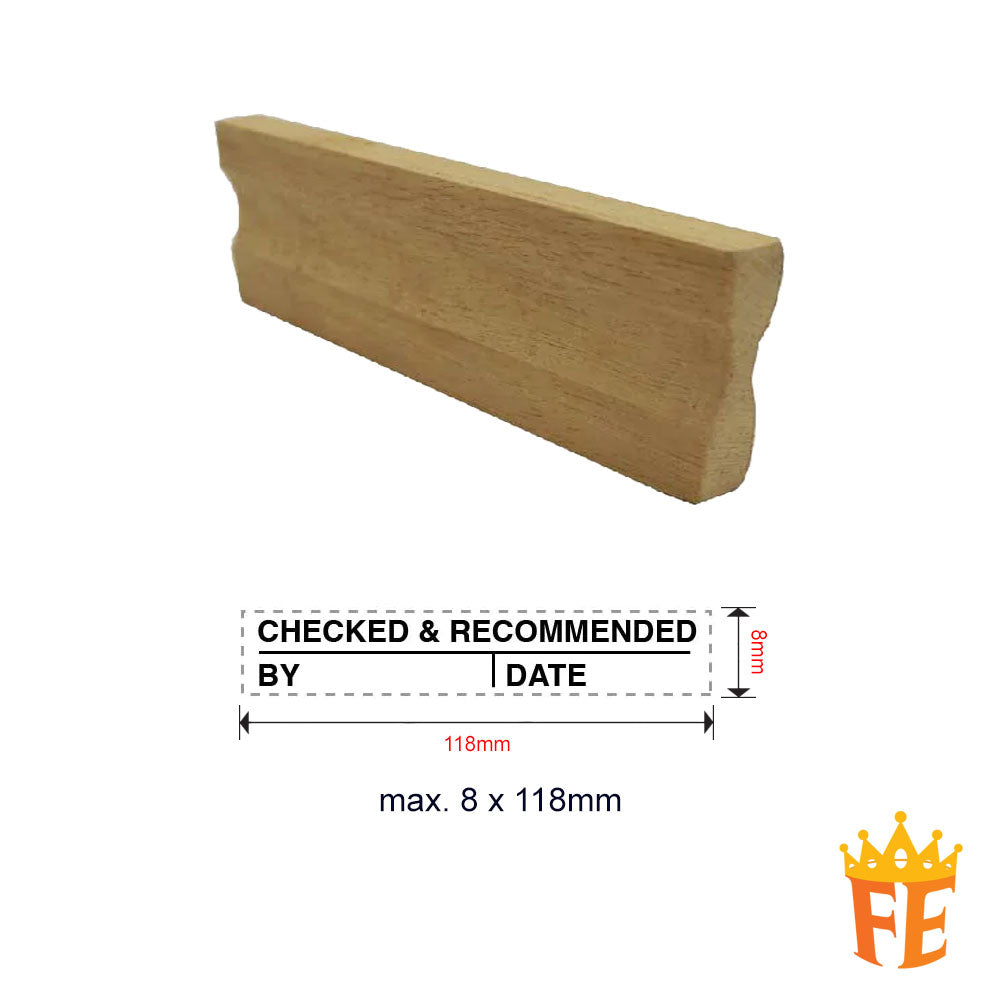 Index Stamp Large Size (Wooden Handle) Above 100mm Size