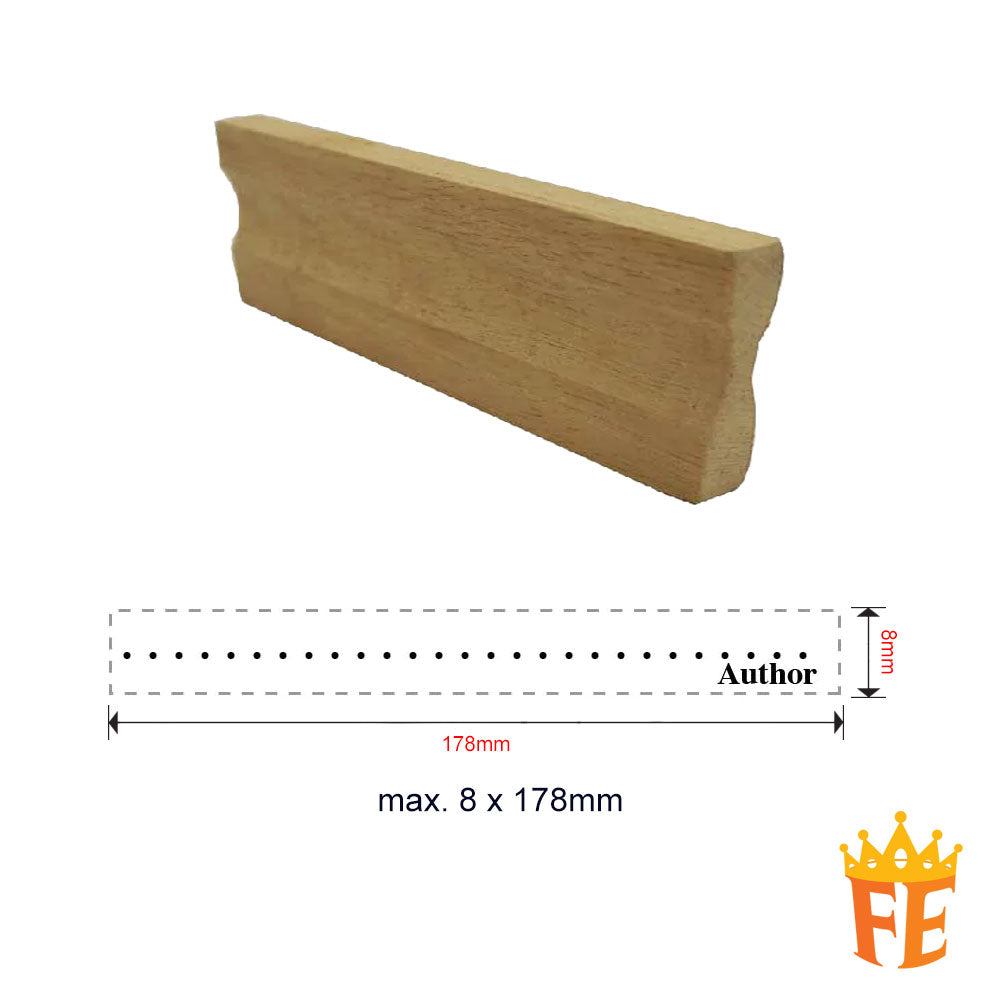 Index Stamp Large Size (Wooden Handle) Above 100mm Size