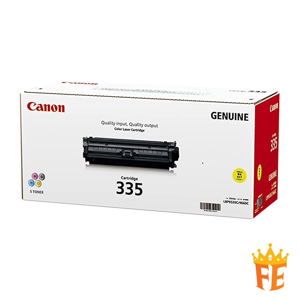 Canon Cart 335E / 335 Cyan, Magenta, Yellow & Black