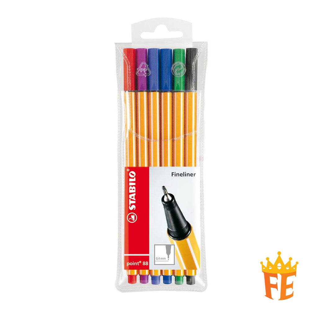 Stabilo Fineliner Point Pen 88 All Colours