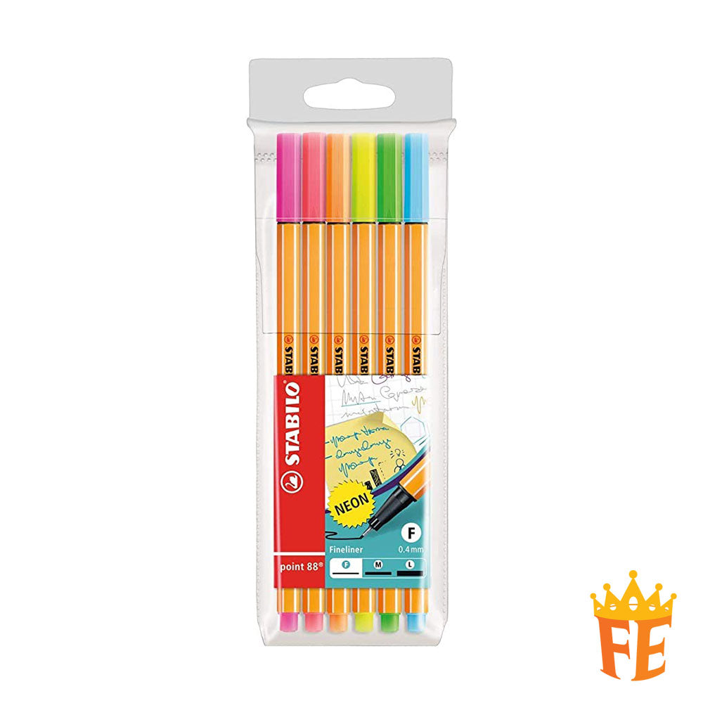 Stabilo Fineliner Point Pen 88 All Colours