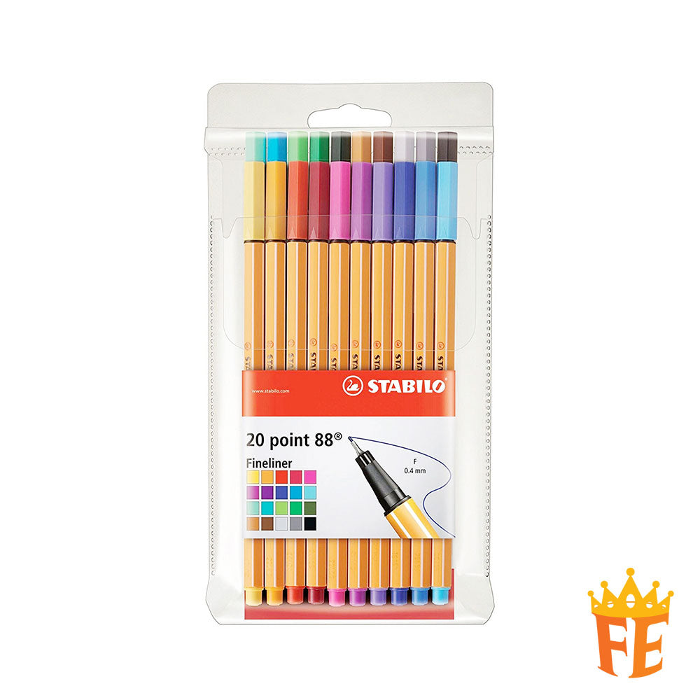 Stabilo Fineliner Point Pen 88 All Colours