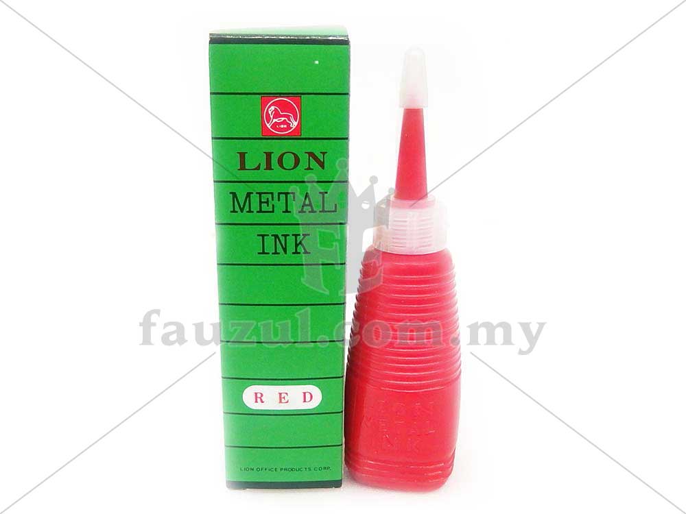 Lion Metal Ink Red 28g / MC-55