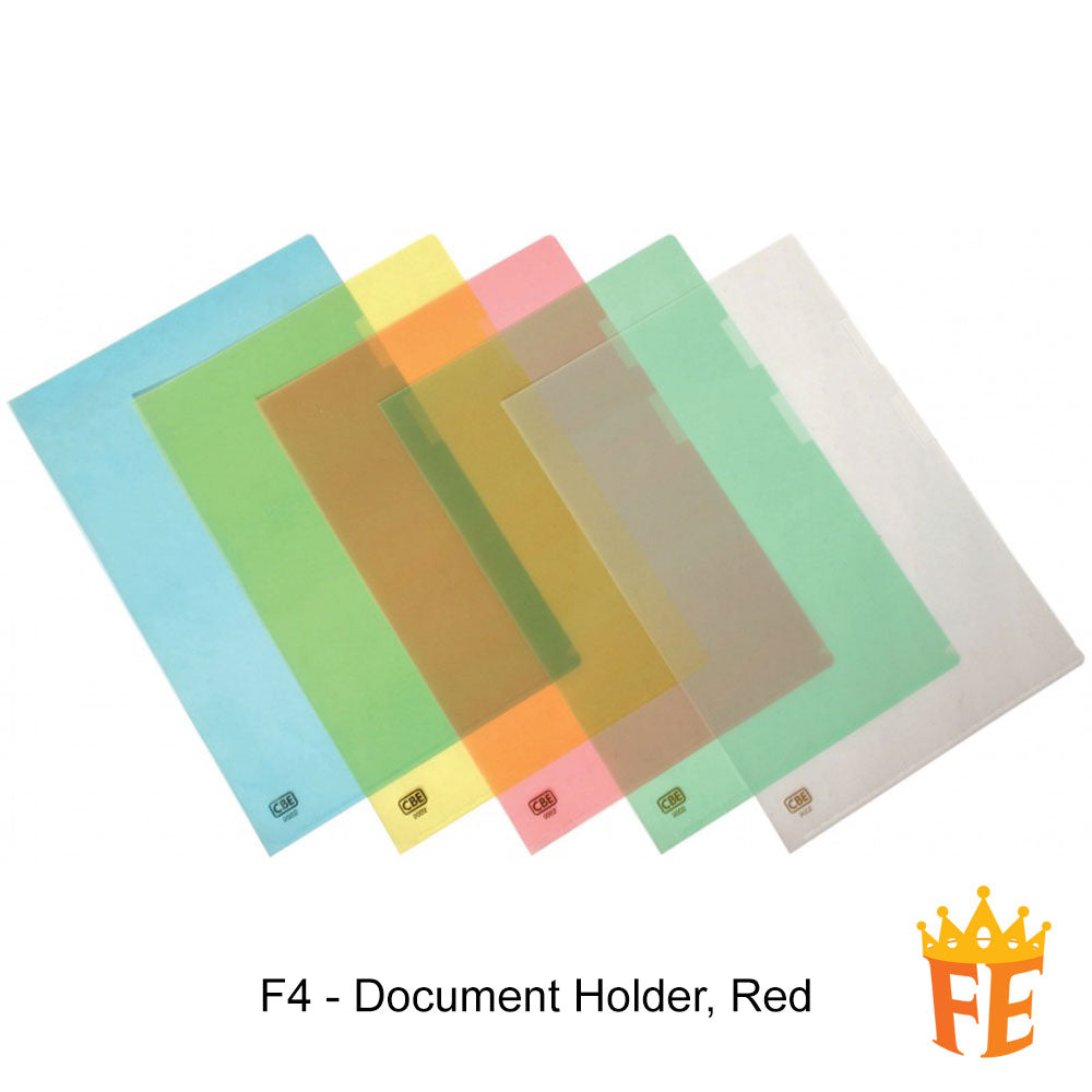 CBE 9001 / 9002 Colour L Shape Folder Document Holder A4 / F4