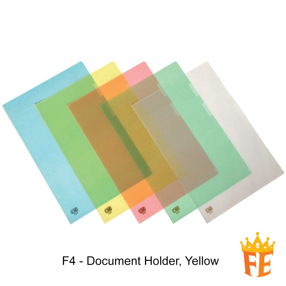 CBE 9001 / 9002 Colour L Shape Folder Document Holder A4 / F4