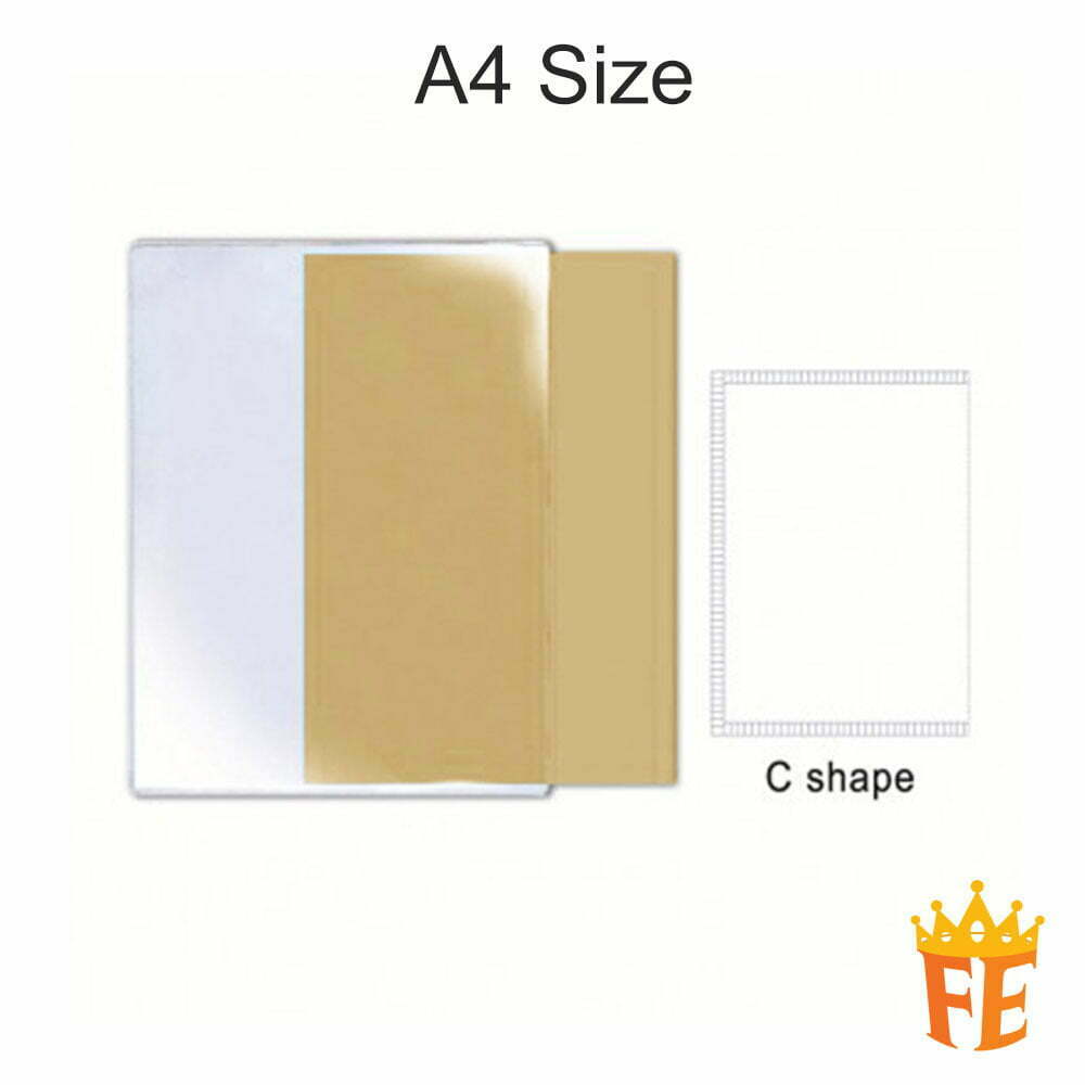 CBE L / U / C Shape A4 / F4 / A3 PVC Transparent Document Holder