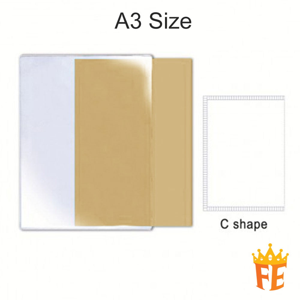 CBE L / U / C Shape A4 / F4 / A3 PVC Transparent Document Holder