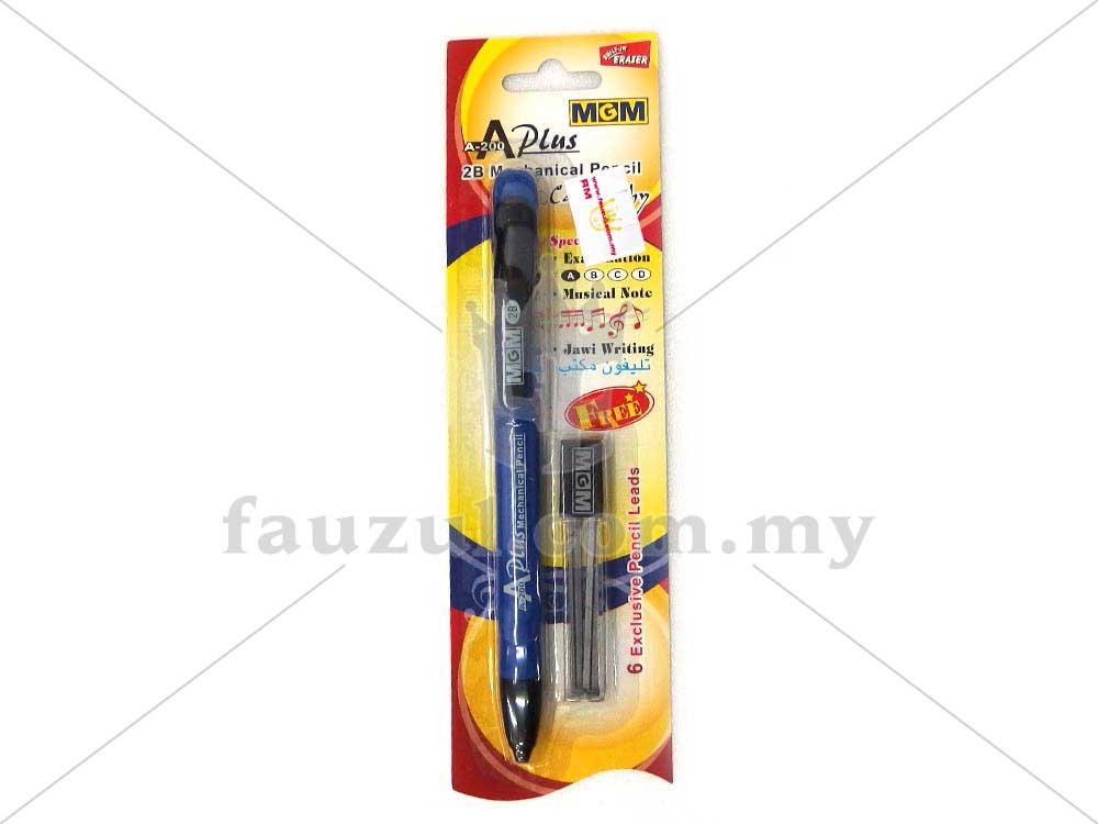 Mgm Flat Mechanical Pencil A-plus-200 2b