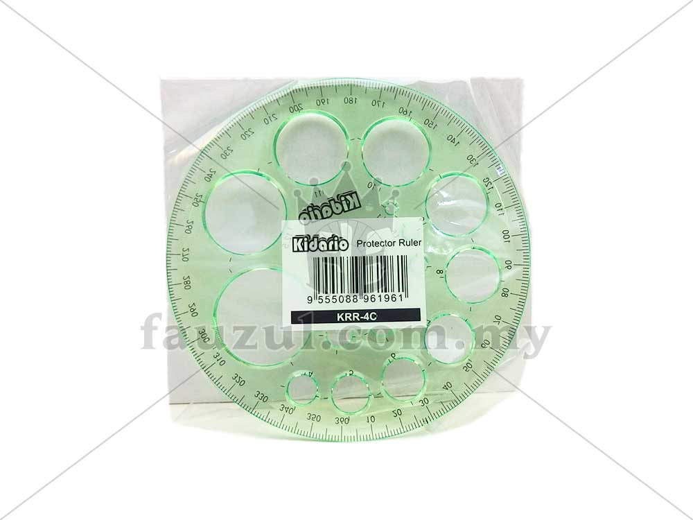 Protractor Round Ruler 360 Gegree 11.5cm