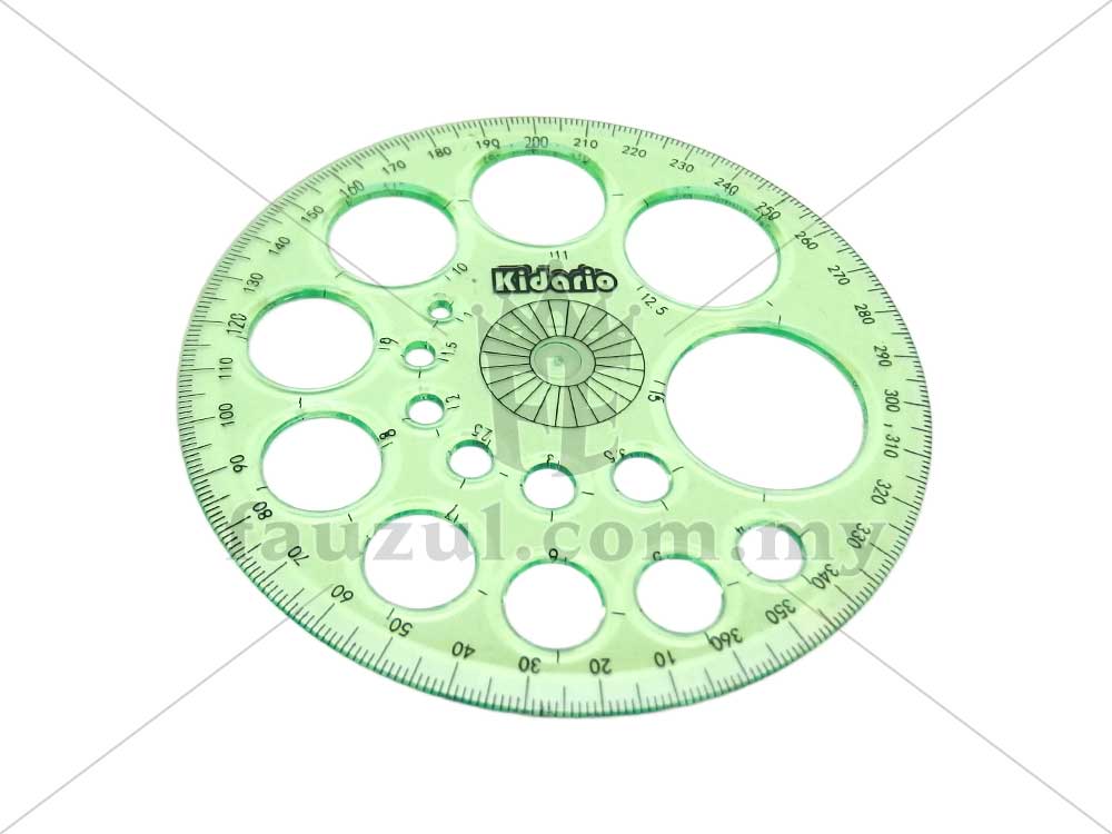 Protractor Round Ruler 360 Gegree 11.5cm