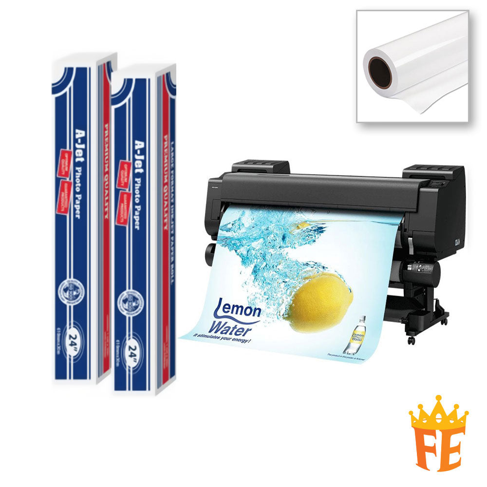 A-Jet Inkjet Photo Glossy 180gsm (Aa Grade) 24" / 36"