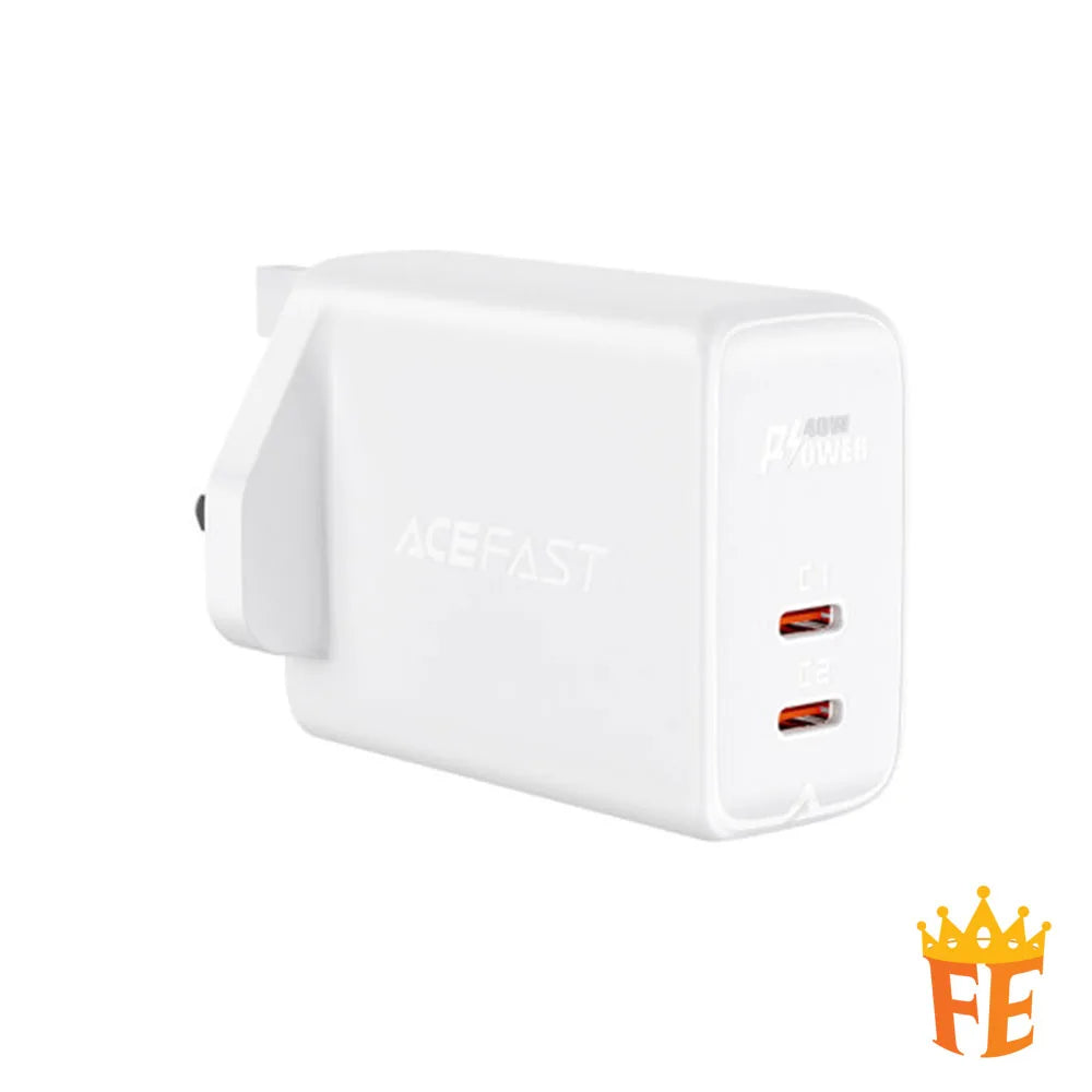 ACEFAST PD40W (USB-C+USB-C) Dual Port Charger A12