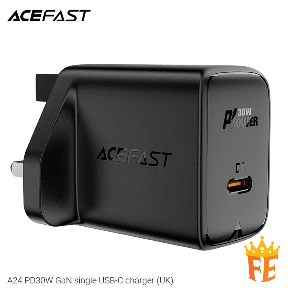 ACEFAST PD30W GaN Single USB-C Charger A24