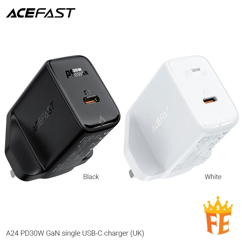 ACEFAST PD30W GaN Single USB-C Charger A24