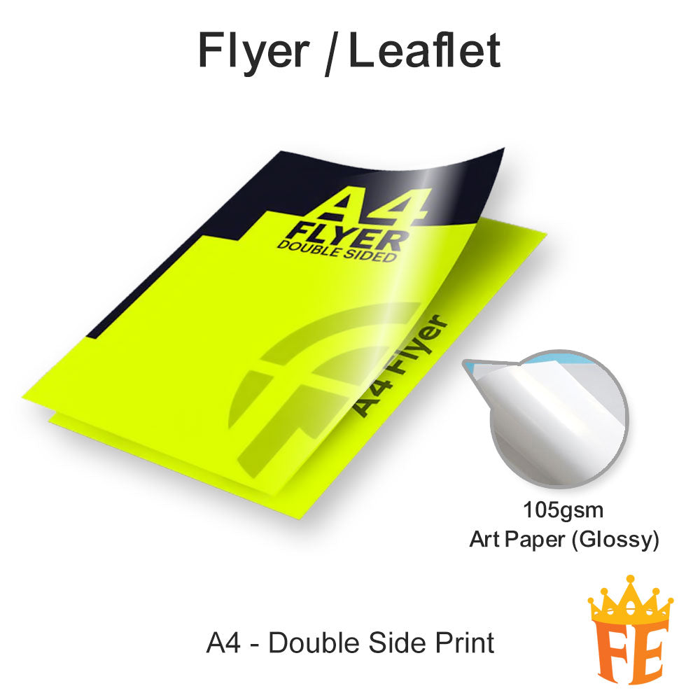 Offset Printing Flyers / Letterhead / Loose Sheets A5 / A4 / A3 All Weights